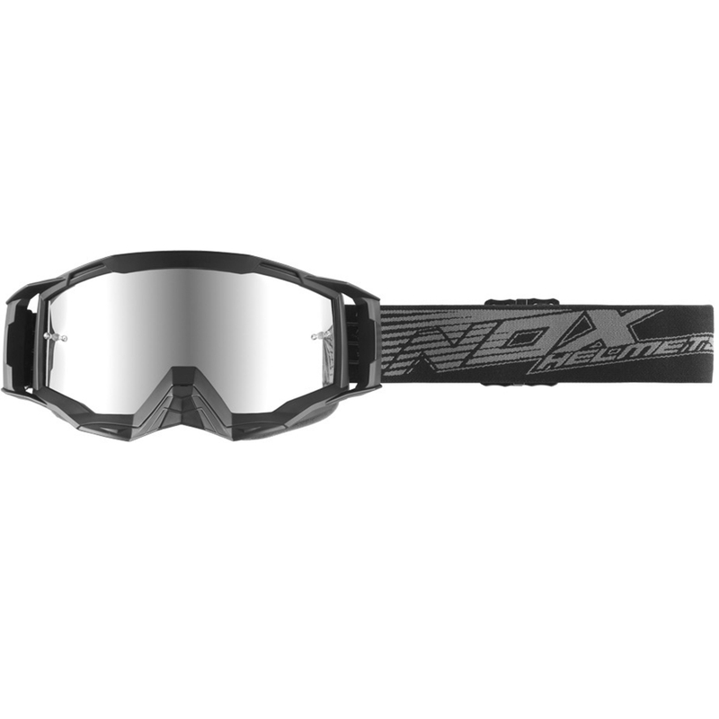 Motokros očala NOX Spectre črno-siva