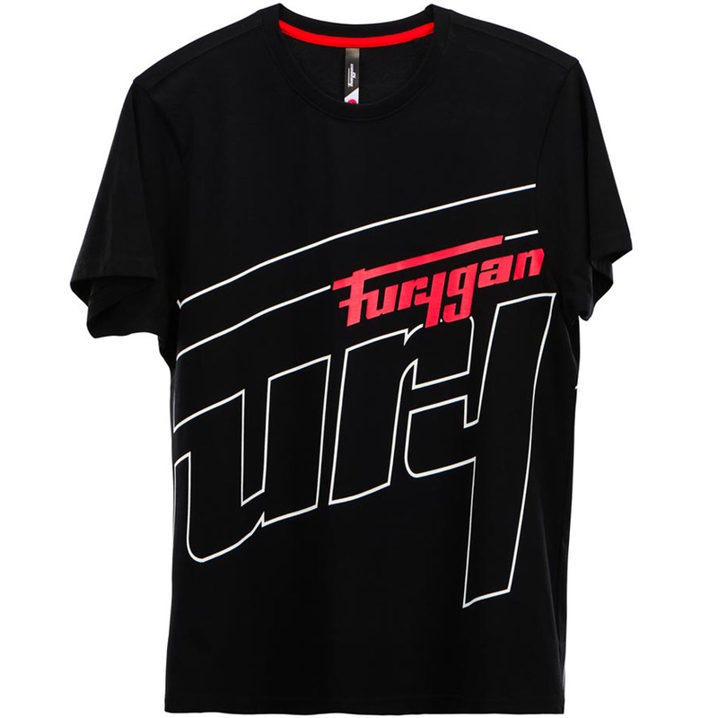 Majica Furygan Rage črno-belo-rdeča