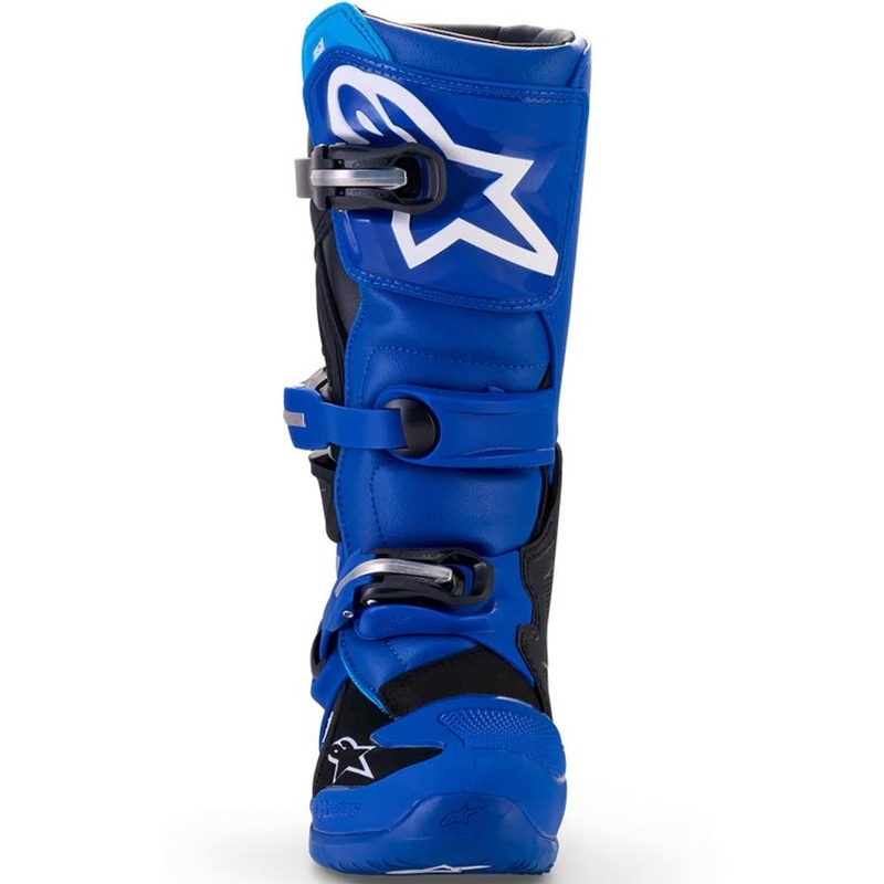Otroški motokros škornji Alpinestars TECH 7 S YAMAHA modro-belo-črna kolekcija