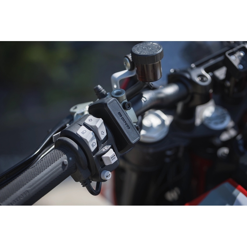 Oxford tanka vtičnica USB-C in USB-A črne barve