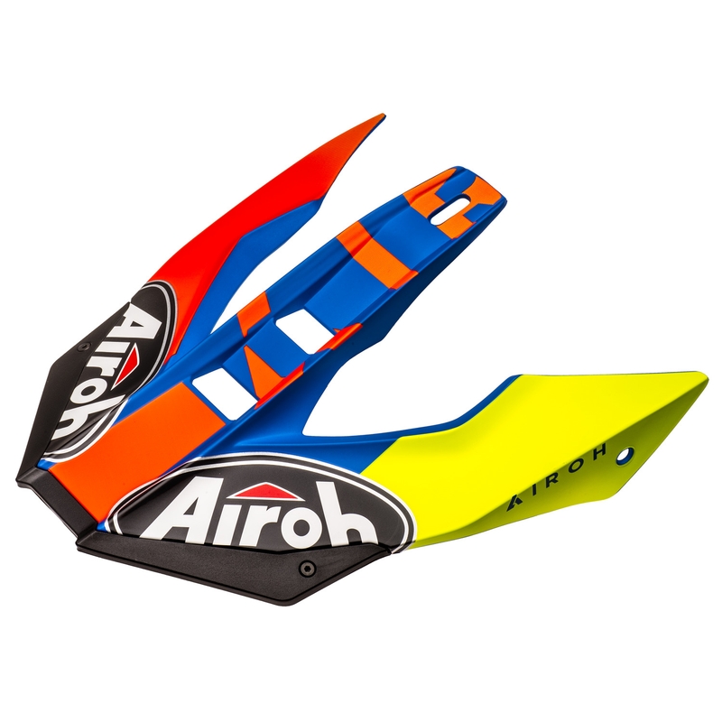 Vizir za motoristično čelado Airoh Twist 2.0 Lift mat cyan