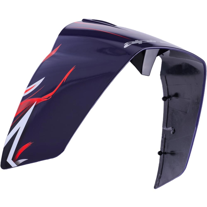 Aerodinamični spojler za motoristično čelado Alpinestars Supertech R10 FLYTE racing profile mat modro-rdeče-bel