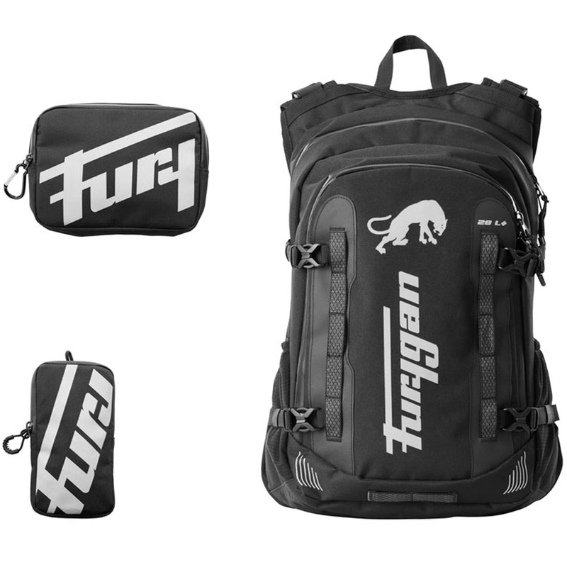 Nahrbtnik Furygan ADV 28L+ črno-bel