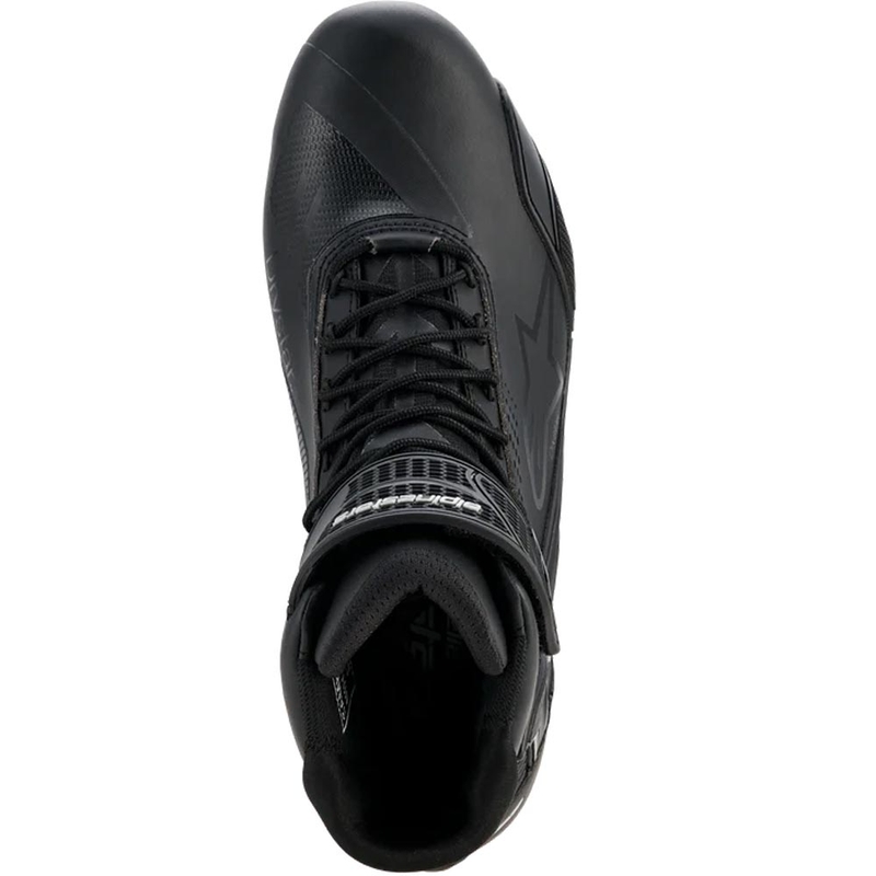 Ženski motoristični škornji Alpinestars Stella Faster-4 Drystar črno-srebrni