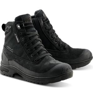 Ženski motoristični škornji Alpinestars Judy Waterproof črne barve