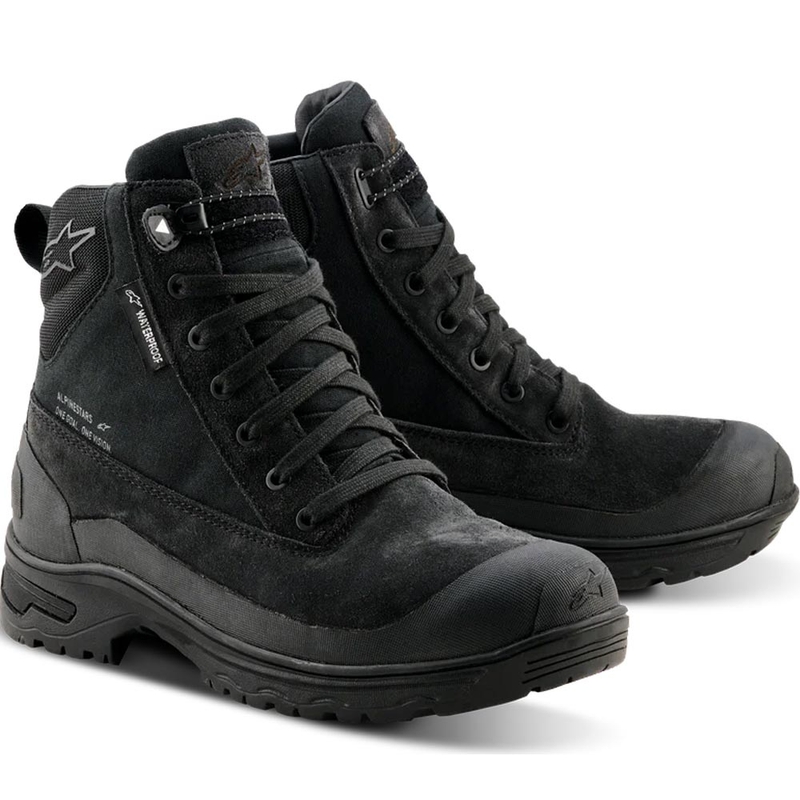 Ženski motoristični škornji Alpinestars Judy Waterproof črne barve
