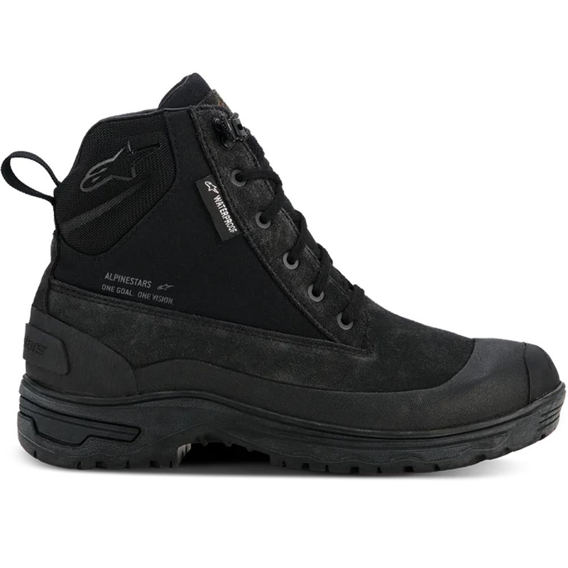 Ženski motoristični škornji Alpinestars Judy Waterproof črne barve