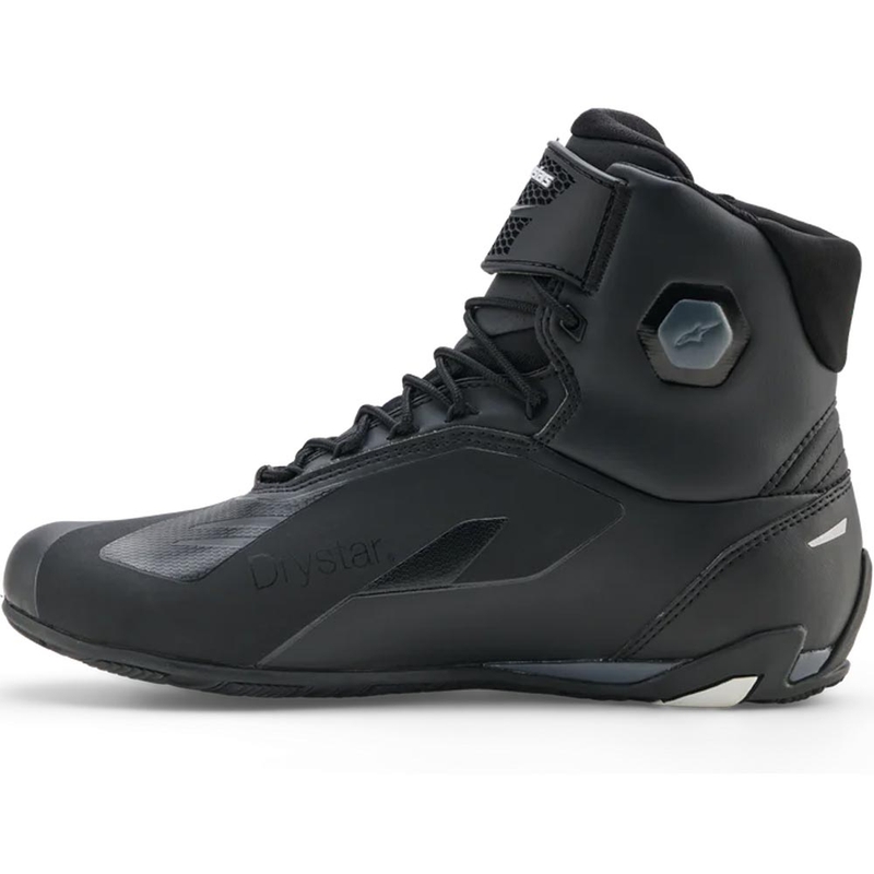 Moto škornji Alpinestars Faster-4 Drystar črno-temno sivo-beli