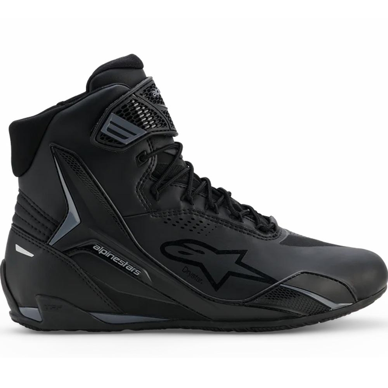 Moto škornji Alpinestars Faster-4 Drystar črno-temno sivi