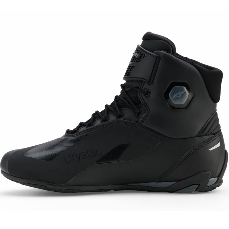 Moto škornji Alpinestars Faster-4 Drystar črno-temno sivi
