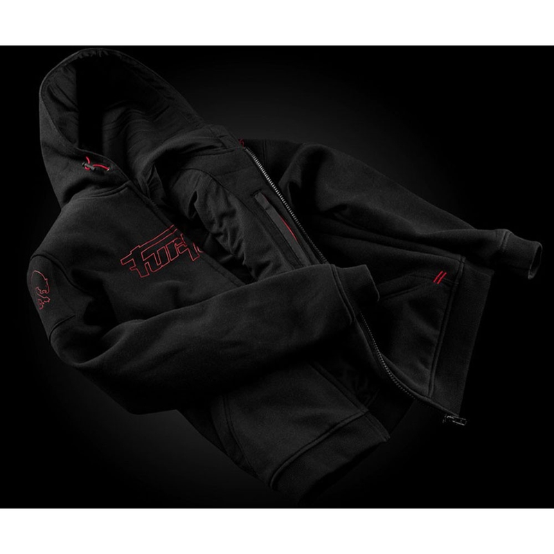 Motoristična jakna Furygan Livio X Kevlar® črno-rdeča