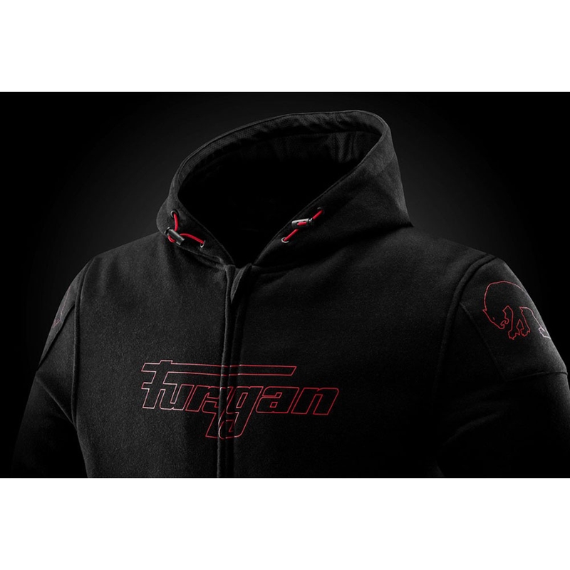 Motoristična jakna Furygan Livio X Kevlar® črno-rdeča