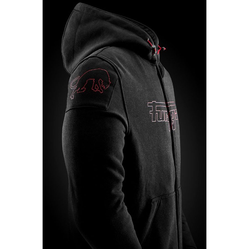 Motoristična jakna Furygan Livio X Kevlar® črno-rdeča