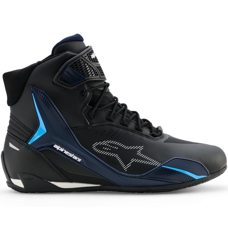 Moto škornji Alpinestars Faster-4 Drystar črno-modro-beli