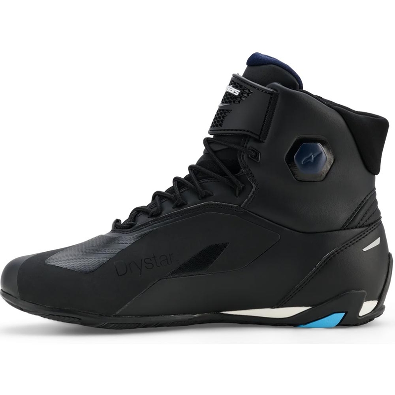 Moto škornji Alpinestars Faster-4 Drystar črno-modro-beli