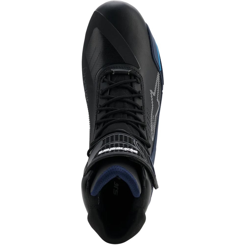 Moto škornji Alpinestars Faster-4 Drystar črno-modro-beli