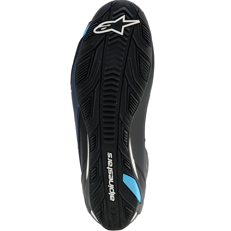 Moto škornji Alpinestars Faster-4 Drystar črno-modro-beli