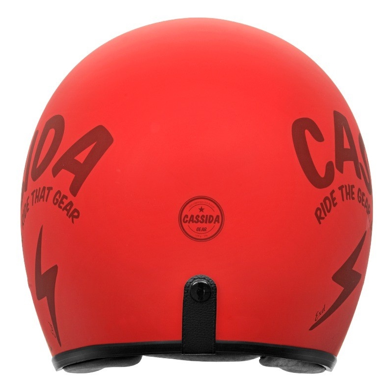 Cassida Oxygen Gear rdeče-črna odprta motoristična čelada