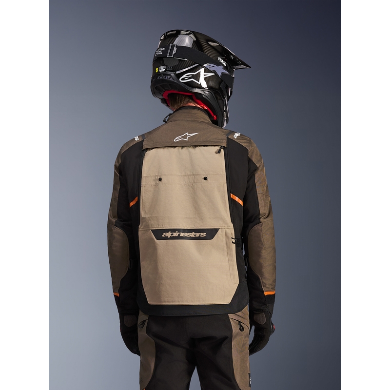 Moto jakna Alpinestars Cusco Drystar rjavo-črna