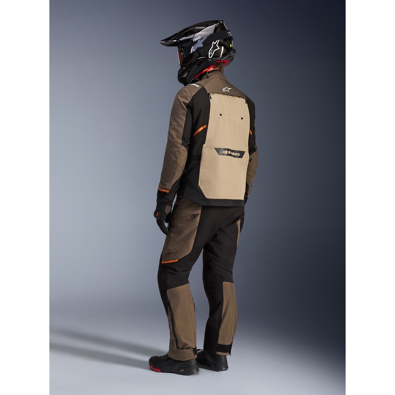 Moto jakna Alpinestars Cusco Drystar rjavo-črna