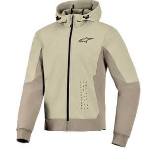 Alpinestars Radium Tech Hoodie peščeno rjava motoristična jopa