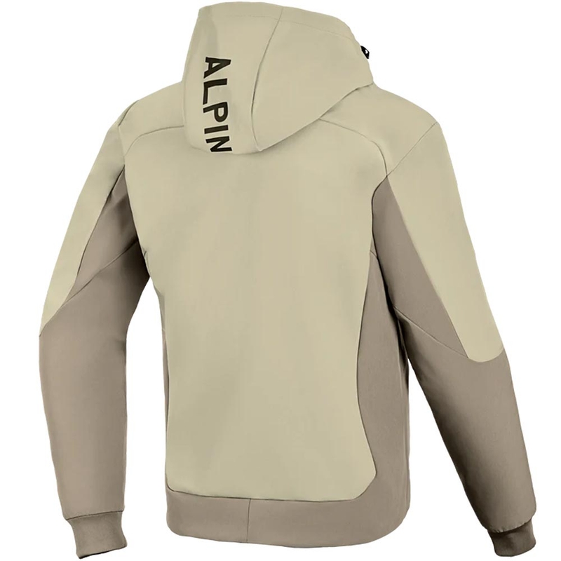 Alpinestars Radium Tech Hoodie peščeno rjava motoristična jopa