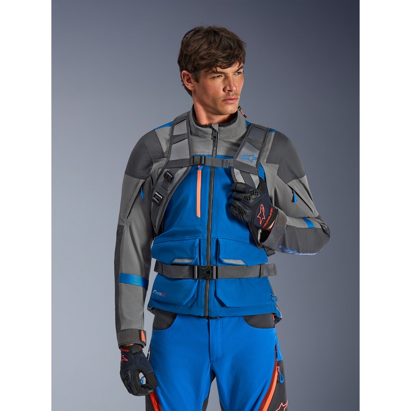 Alpinestars AT-15 motoristični nahrbtnik temno sivo-sivo-moder 15 l