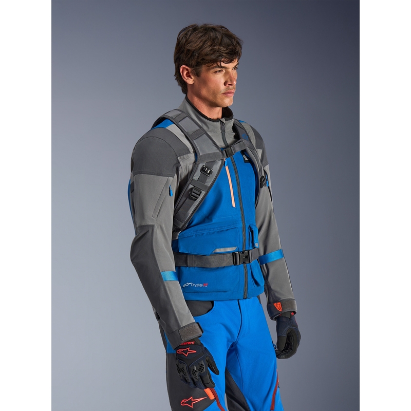Alpinestars AT-15 motoristični nahrbtnik temno sivo-sivo-moder 15 l