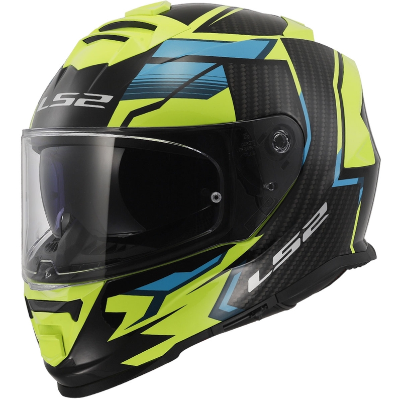 LS2 FF800 Storm II Tracker črno-rumena integralna motoristična čelada