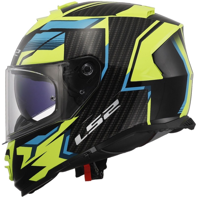 LS2 FF800 Storm II Tracker črno-rumena integralna motoristična čelada