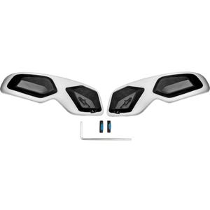 Drsniki za prste za škornje Alpinestars SMX-6 V2 črno-beli 2 kosa.