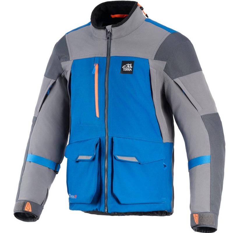 Alpinestars Maxdura Drystar XF motoristična jakna modro-temno siva