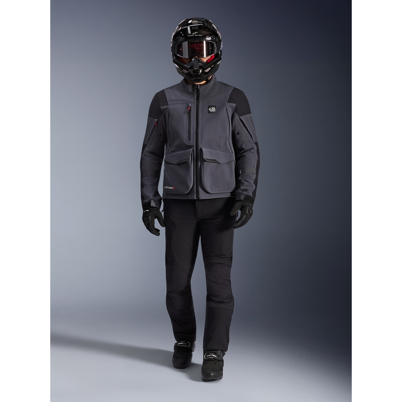 Alpinestars Maxdura Drystar XF motoristična jakna temno sivo-črna
