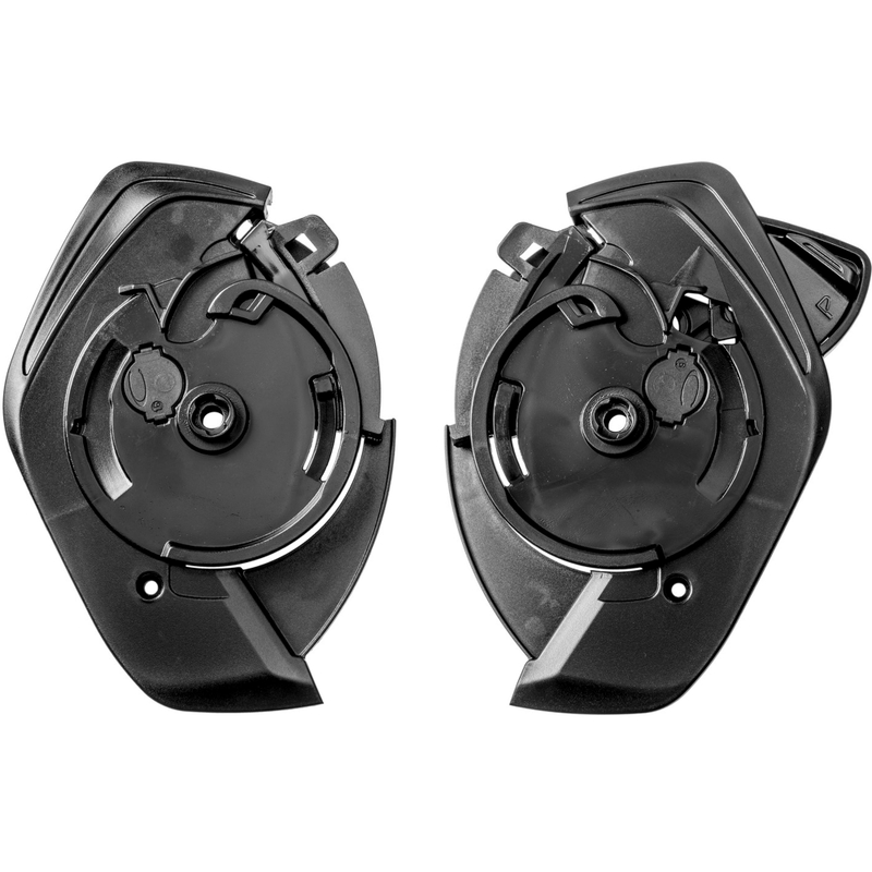 Nadomestni tečaj za motoristične čelade Airoh REV 19, črne barve, 2 kosa.