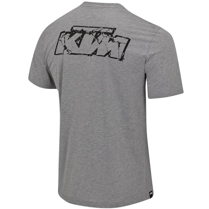 Majica z logotipom KTM svetlo siva melange