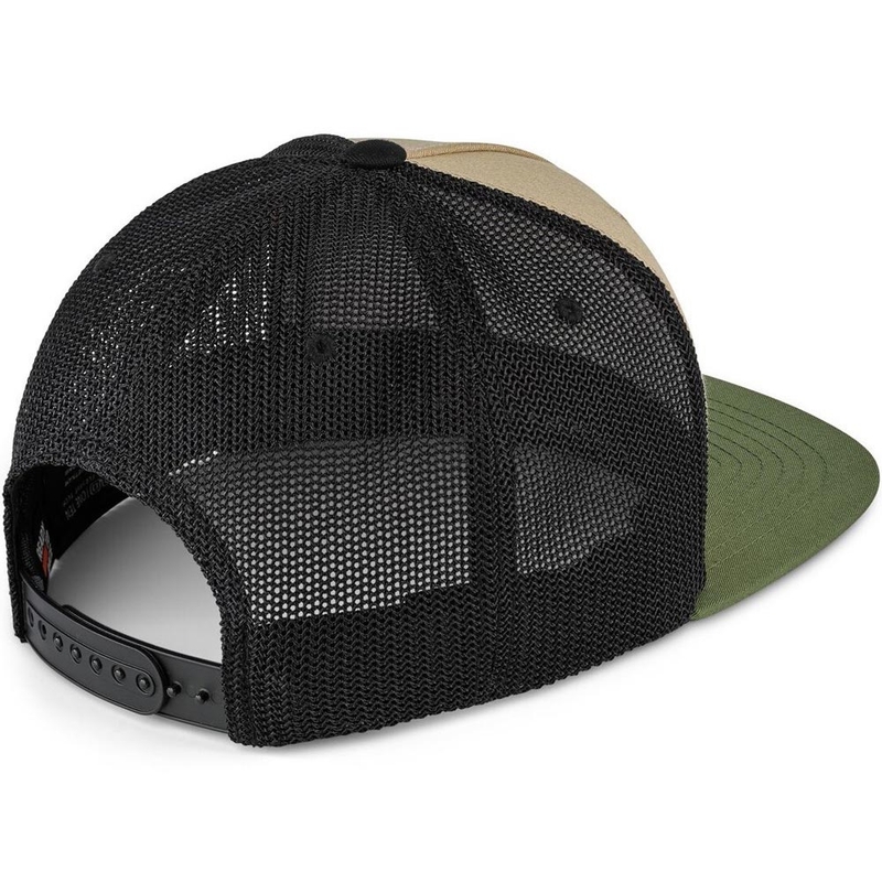 Kapa KTM Logo Trucker črno-bež-kaki
