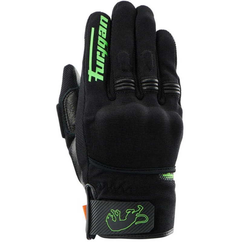 Moto rokavice Furygan Jet D3O Evo črno-zelene