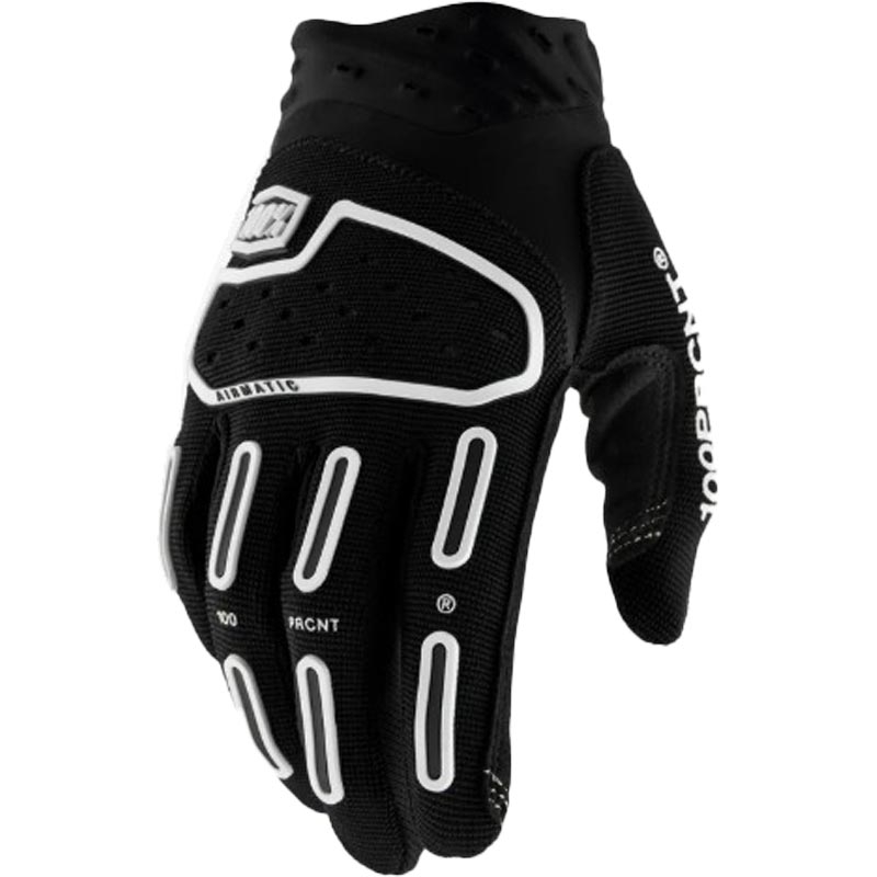 100% Airmatic 2 motokros rokavice črne barve