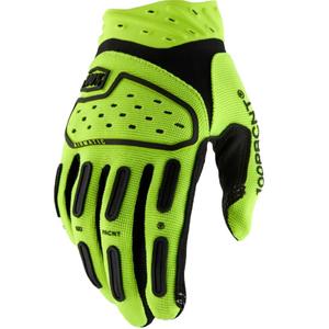 Motokros rokavice 100% Airmatic 2 fluo rumene barve