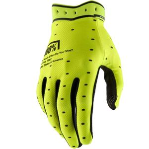 Motokros rokavice 100% Ridefit fluo rumene