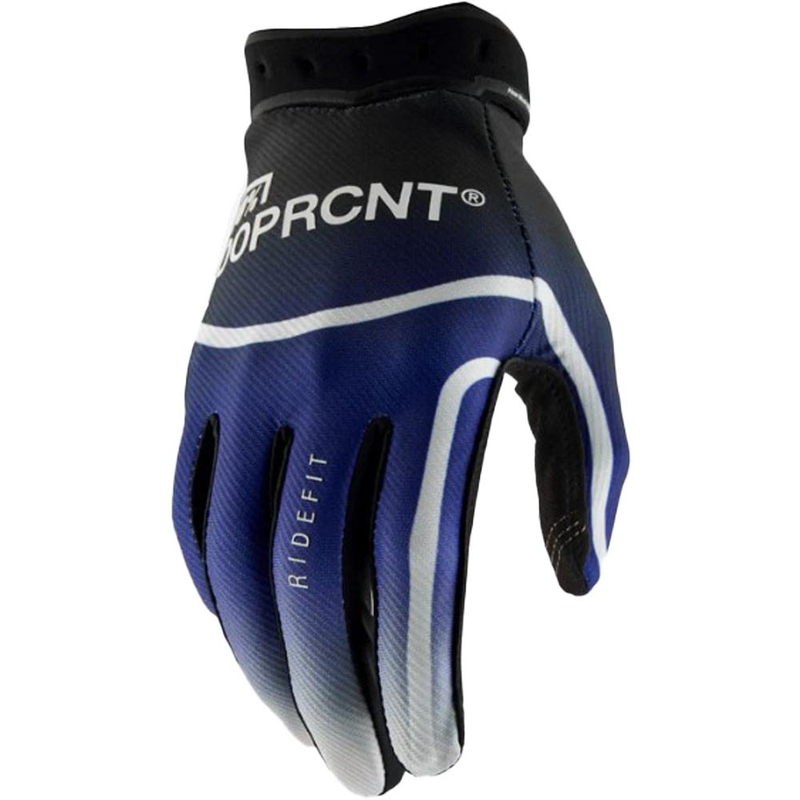 Motokros rokavice 100% Ridefit modre