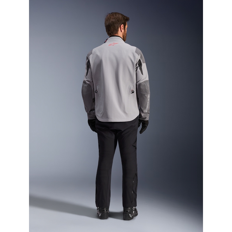 Moto jakna Alpinestars Maxdura Drystar XF svetlo siva-temno siva