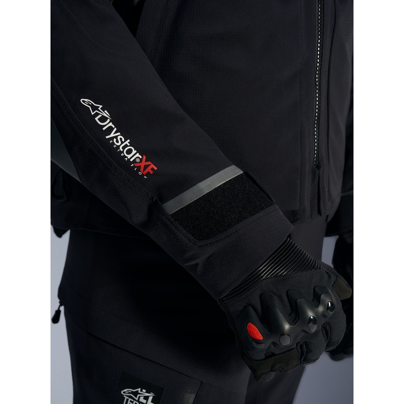 Moto jakna Alpinestars Andes PRO Drystar XF črno-temno siva