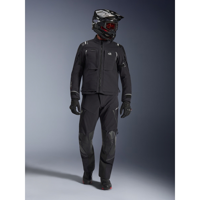 Moto jakna Alpinestars Andes PRO Drystar XF črno-temno siva