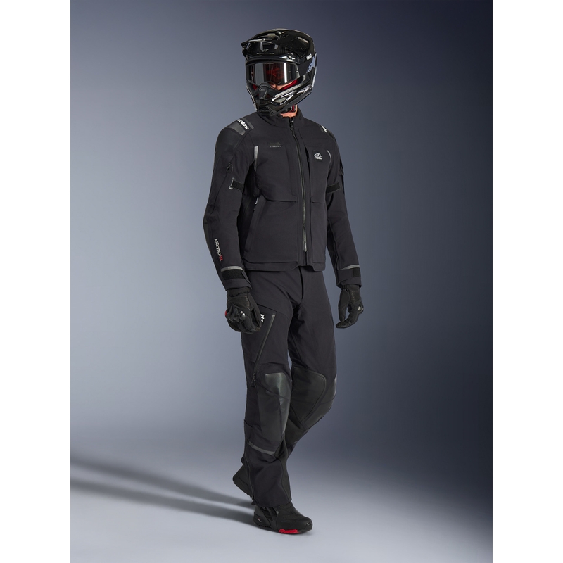 Moto jakna Alpinestars Andes PRO Drystar XF črno-temno siva