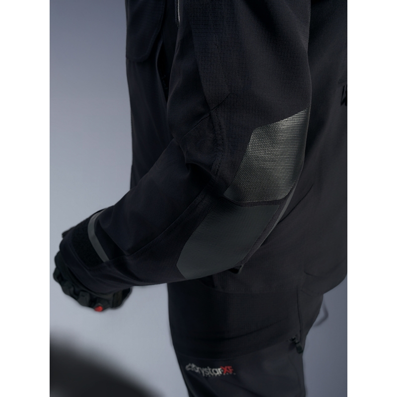 Moto jakna Alpinestars Andes PRO Drystar XF črno-temno siva