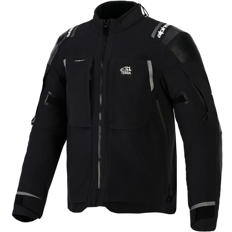 Moto jakna Alpinestars Andes PRO Drystar XF črno-temno siva