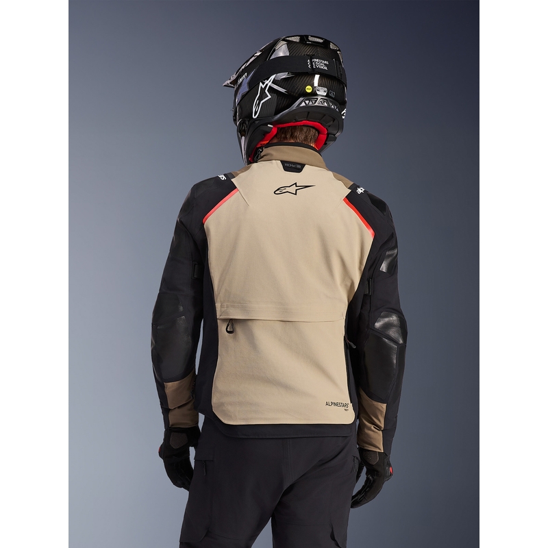 Moto jakna Alpinestars Andes PRO Drystar XF rjavo-črno-oranžna