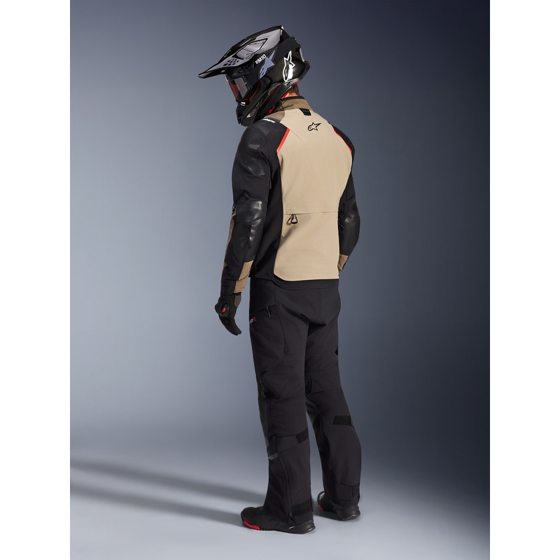 Moto jakna Alpinestars Andes PRO Drystar XF rjavo-črno-oranžna