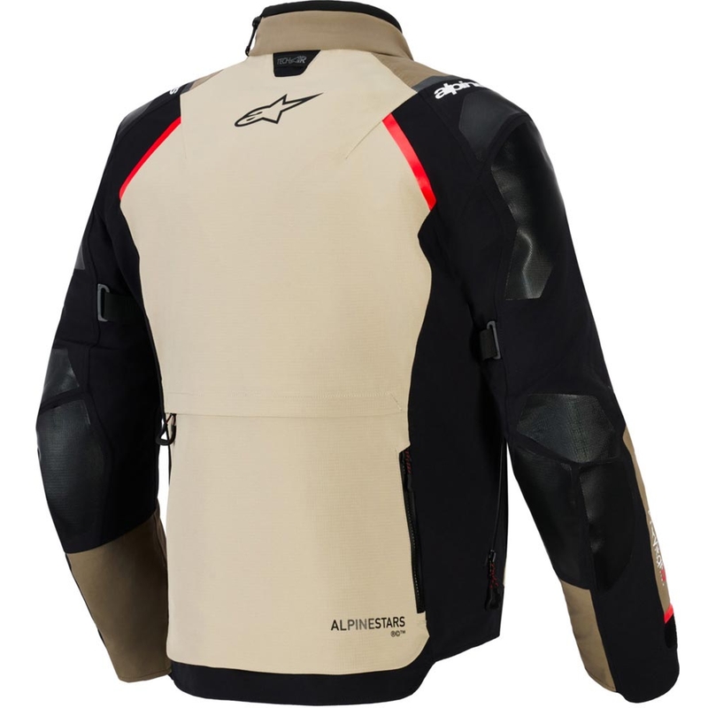 Moto jakna Alpinestars Andes PRO Drystar XF rjavo-črno-oranžna